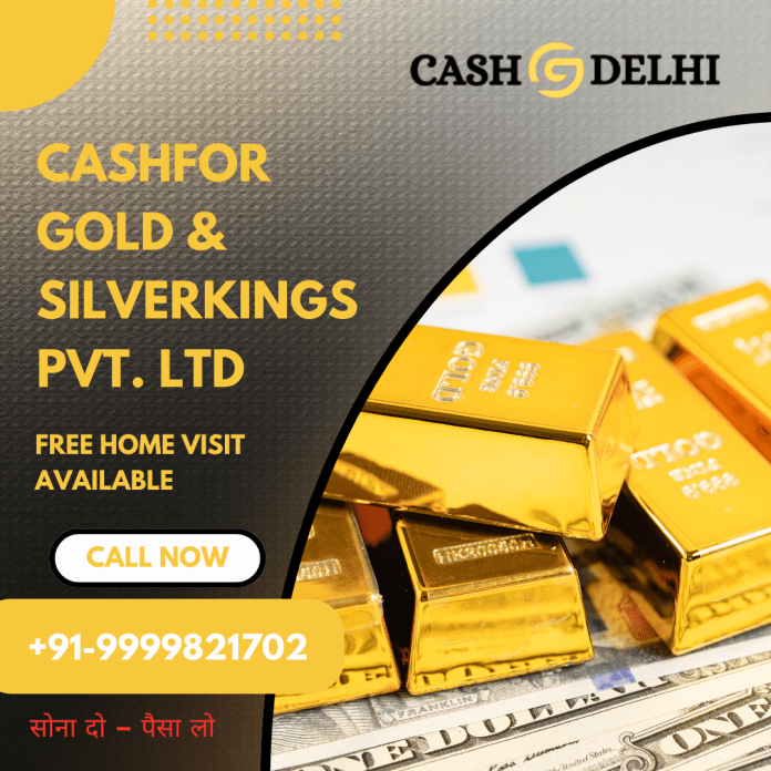 Cash Gold Delhi store front offering cash for gold in Delhi NCR